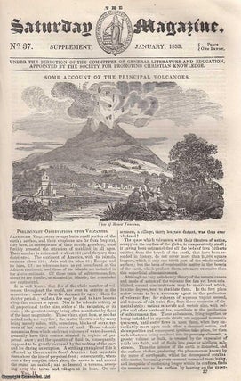 Some Account of Principal Volcanoes. Some Volcanoes Mentioned are, Mount. Saturday Magazine.