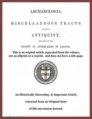 Item #251461 Notes on a Selection of ancient Charters, Letters, and other Documents from the...