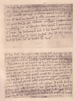The Ancient Charters of Winchester. An article printed in 1885, written by Thomas Frederick Kirby : 6 pages + 1 plate.