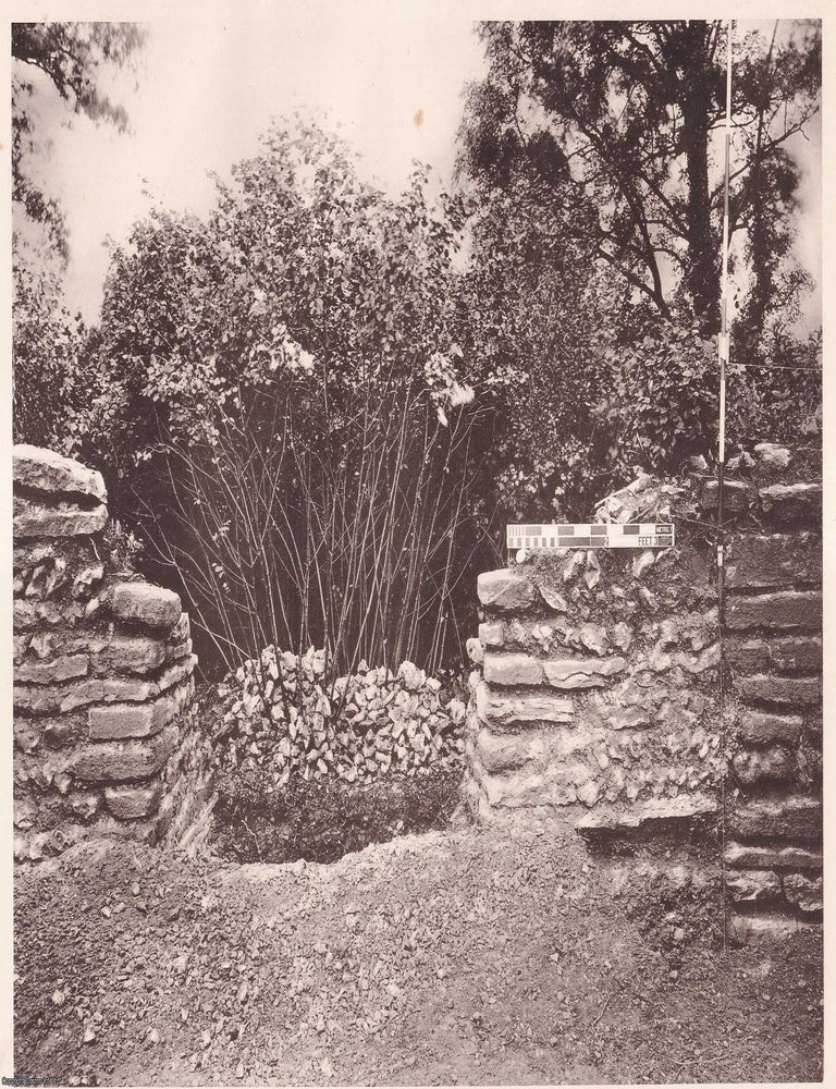 Item #251644 1896, Excavations on the site of the Roman city at Silchester, Hants. An article...