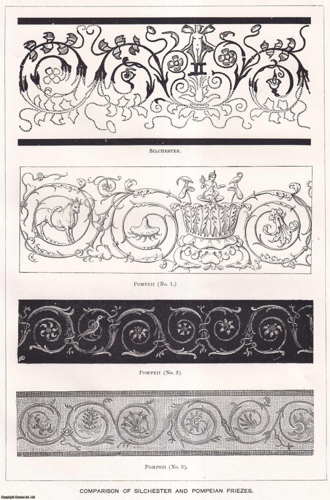 Item #251663 1898, Excavations on the site of the Roman city at Silchester, Hants. An article...