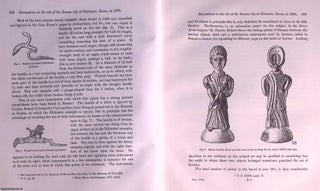 1900, Excavations on the site of the Roman city at Silchester, Hants. An article printed in 1901, written by George E. Fox, & W.H. St. John Hope : 28 pages with 9 illustrations + 3 plates, (1 colour) + 3 large plates, (1 colour).