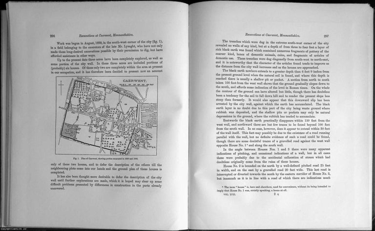 Item #251684 1901. Excavations at Caerwent, Monmouthshire, on the Site of the Roman City of Venta...