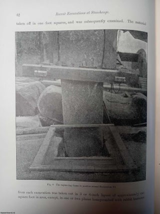 Recent Excavations at Stonehenge. An article printed in 1902, written by William Gowland : 82 pages with 29 illustrations + 4 plates.