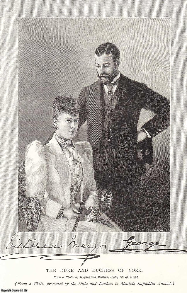 Item #252324 The Royal Wedding of the Duke & Duchess of York, at the Chapel Royal, St. James's. (From an Oriental Point of View). An uncommon original article from The Strand Magazine, 1893. Moulvie Rafiuddin Ahmad.