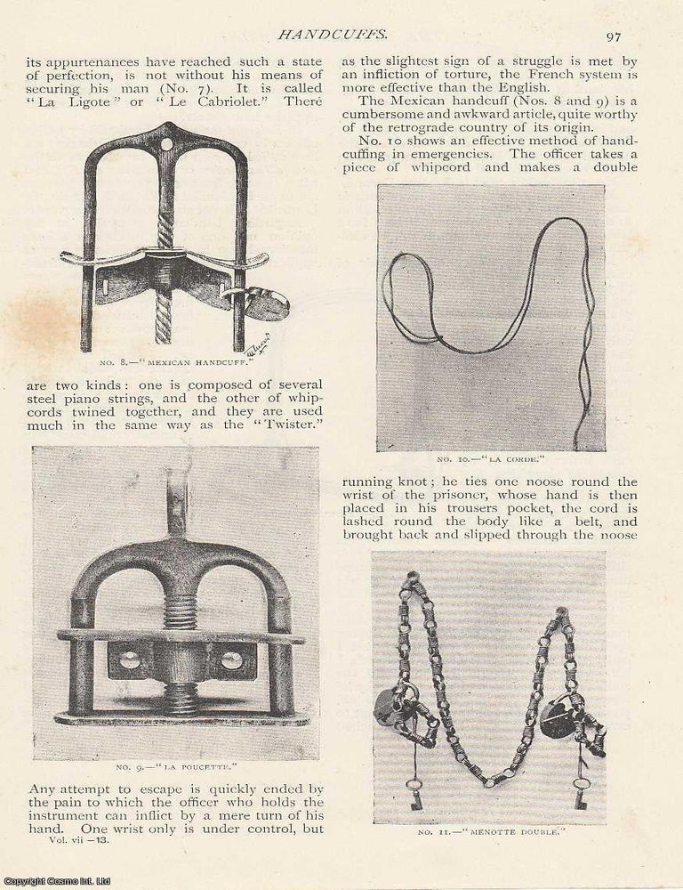 Item #252373 Handcuffs. The Strand Magazine : Distinctive, captivating, and brimming with...
