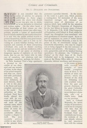 Crimes and Criminals : Dynamite and Dynamiters ; Burglars and Burgling ; Coiners and Coining ; Forgers and Begging Letter Writers. A series of 4 illustrated articles, 1894.