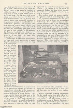Thieves v. Locks and Safes. An uncommon original article from. Strand Magazine.