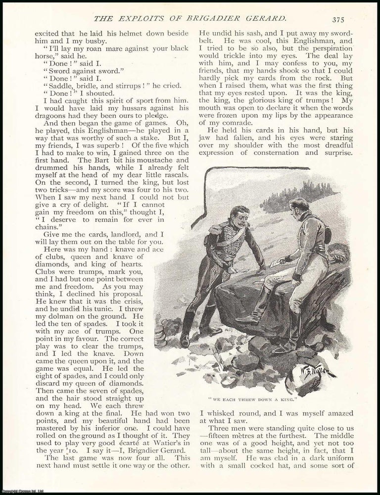 Item #252609 How The Brigadier Held The King, by A. Conan Doyle : The Exploits of Brigadier Gerard. The Strand Magazine : Distinctive, captivating, and brimming with character. An uncommon original article taken from The Strand Magazine, 1895. Arthur Conan Doyle.