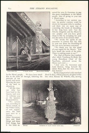 Item #252651 Lord Onslow in New Zealand : Illustrated Interview. An uncommon original article...