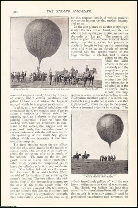 Item #252690 War-Ballooning. Illustrated with photographs. An uncommon original article from The...