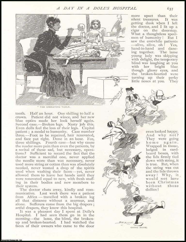 Item #252728 A Day in A Doll's Hospital, Fulham Road : Dolly's Hospital, repairing...