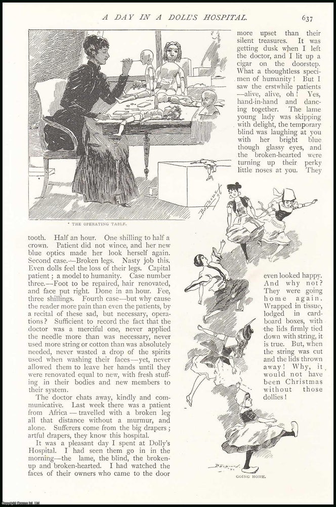 Item #252728 A Day in A Doll's Hospital, Fulham Road : Dolly's Hospital, repairing...