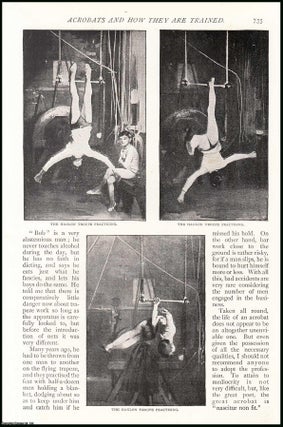 Item #252741 Acrobats, and how they are Trained. An uncommon original article from The Strand...