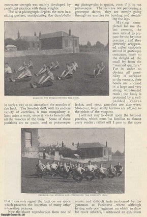 Item #252779 Gymnastics in The Army. An uncommon original article from The Strand Magazine, 1896....