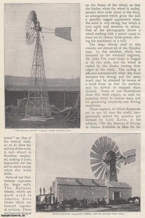 Windmills - Old and New. An uncommon original article from. Philip Laidlaw.