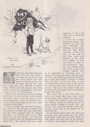 Fishy Frolics. A Story for Children. An uncommon original article. Canning Williams.