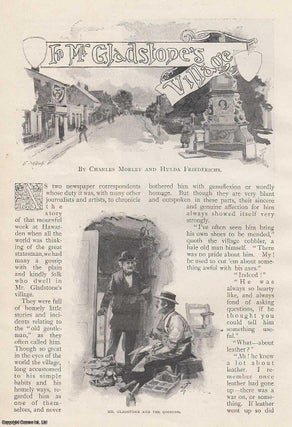 Item #253164 In Mr. Gladstone's Village. Hawarden, Flintshire. An uncommon original article from...