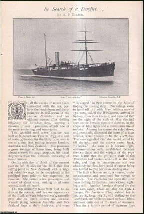 Item #253320 In Search of a Derelict. The Steamer, Perthshire. An uncommon original article from...