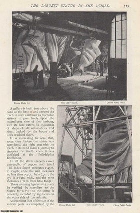 Item #253347 The Largest Statue in the World, & how it was Built. Building the Statue of Liberty....