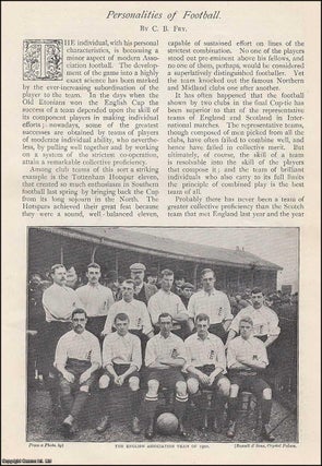 Item #253502 Personalities of Association Football : the English & Scotch Association Team...