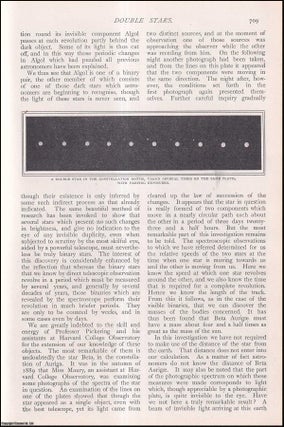 Item #253708 Double Stars. Alpha Lyrae & Epsilon Lyrae. An uncommon original article from The...