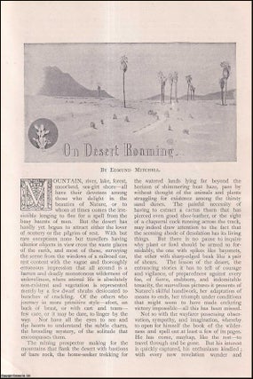 Item #253719 Desert Roaming on the Great Colorado Desert. An uncommon original article from The...