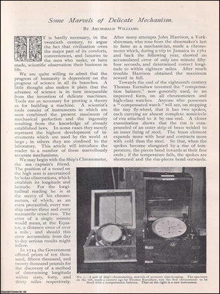 Some Marvels of Delicate Mechanism : a Screw-Measuring Instrument ; a Cup Micrometer for Measuring Vertical Movements ; the Callendar Recorder & more. Scientific instruments. The Strand Magazine : Distinctive, captivating, and brimming with character. An uncommon original article taken from The Strand Magazine, 1905.