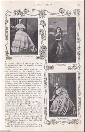 Item #253859 My Operatic Heroines, Covent Garden, 1861. An uncommon original article from The...