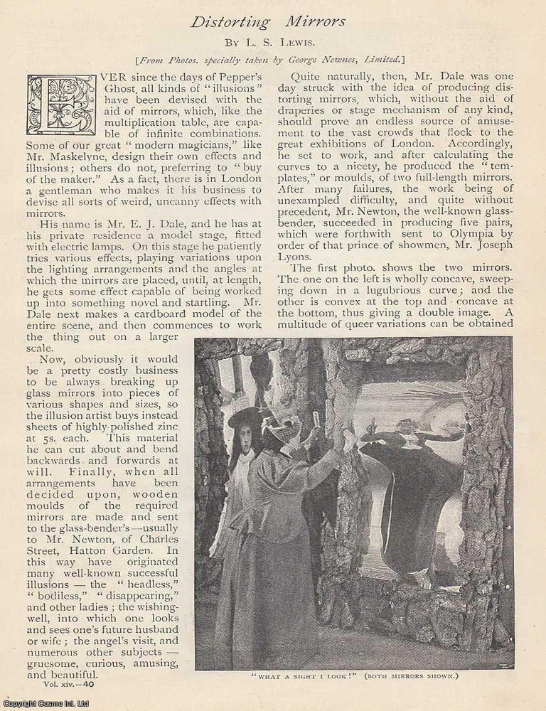 Item #254472 Distorting Mirrors, Illusions. Travelling Shows. The Strand Magazine : Distinctive,...