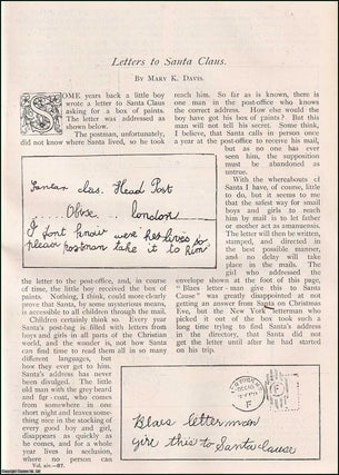 Item #254522 Letters To Santa Claus. An uncommon original article from The Strand Magazine, 1897....