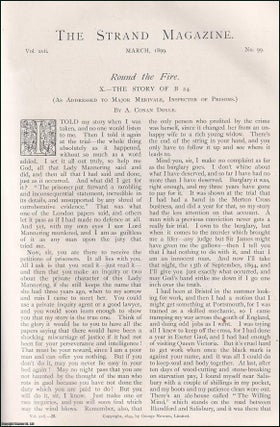 Item #254660 The Story of B 24 : round The Fire. By A. Conan Doyle. An uncommon original article...