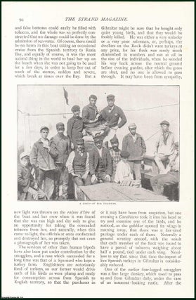 Dog-Smugglers of Gibraltar. An uncommon original article from The Strand. Charles S. Pelham-Clinton.