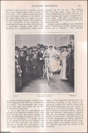 Item #257021 Peculiar Weddings : the Bicycle Wedding ; the Traction-Engine Wedding ; Mr. & Mrs....