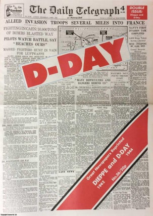 Item #257942 D-Day. Allied Invasion Troops Several Miles Into France. The Daily Telegraph....