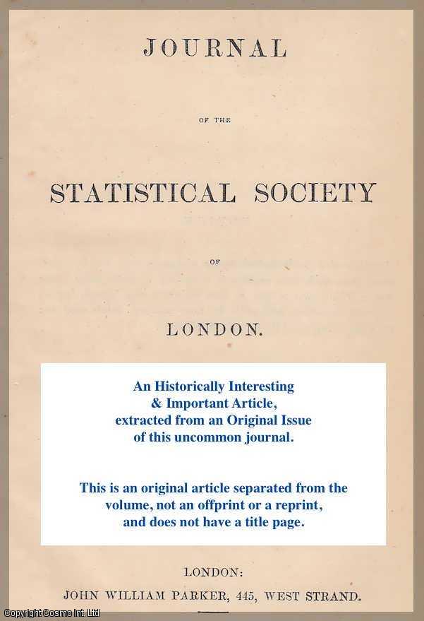 Item #258375 On the Increase in Population in England and Wales [from 1700 onwards]. Read before the Statistical Society, 15th June, 1880. R. Price Williams.
