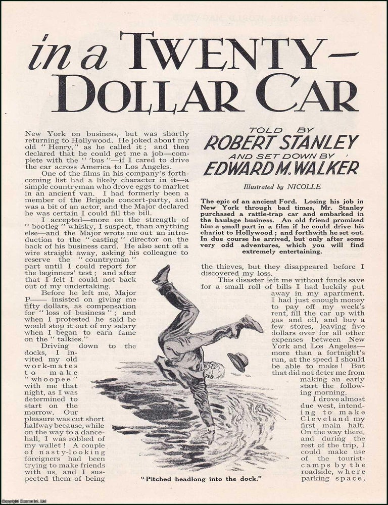 Item #259278 Across America in a Twenty-Dollar Car. WIDE WORLD MAGAZINE : Truth really is...