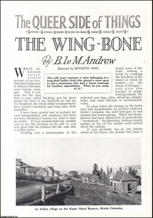 Item #259638 The Wing-Bone : a story concerning a curio belonging to a long-dead Indian chief,...