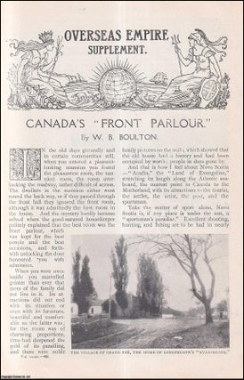 Item #259702 Nova Scotia - Acadia, the Land of Evangeline : Canada's Front Parlour. An uncommon...