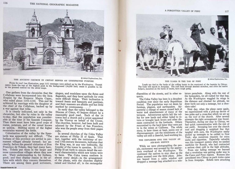 Item #260041 A Forgotten Valley of Peru : Conquered by Incas, Scourged by Famine, Plagues, and...