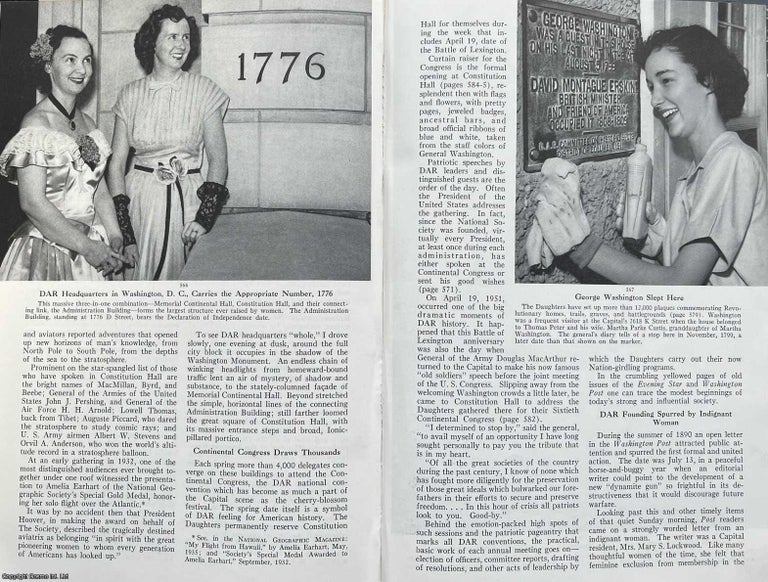 Item #260217 The DAR Story. An original article from the National Geographic Magazine, 1951. Aikman Lonnelle.