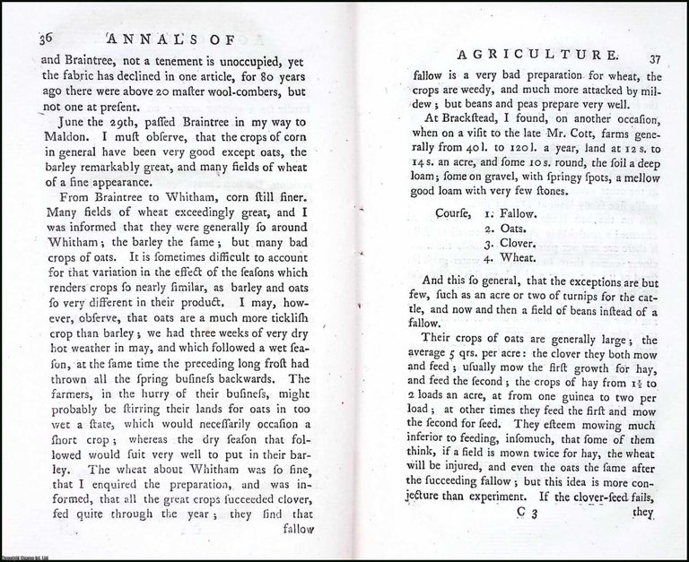 Item #263499 A Fortnight's Tour in Kent and Essex. A rare original article from the Annals...