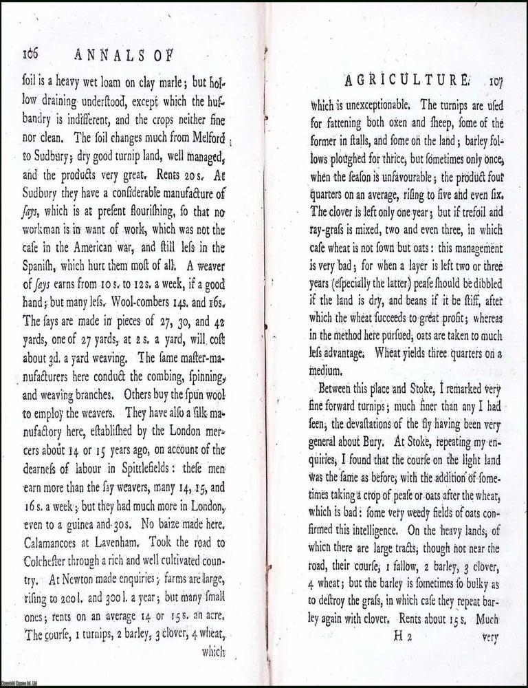 Item #263500 A Five Day Tour to Woodbridge, &c., Suffolk. A rare original article from the...