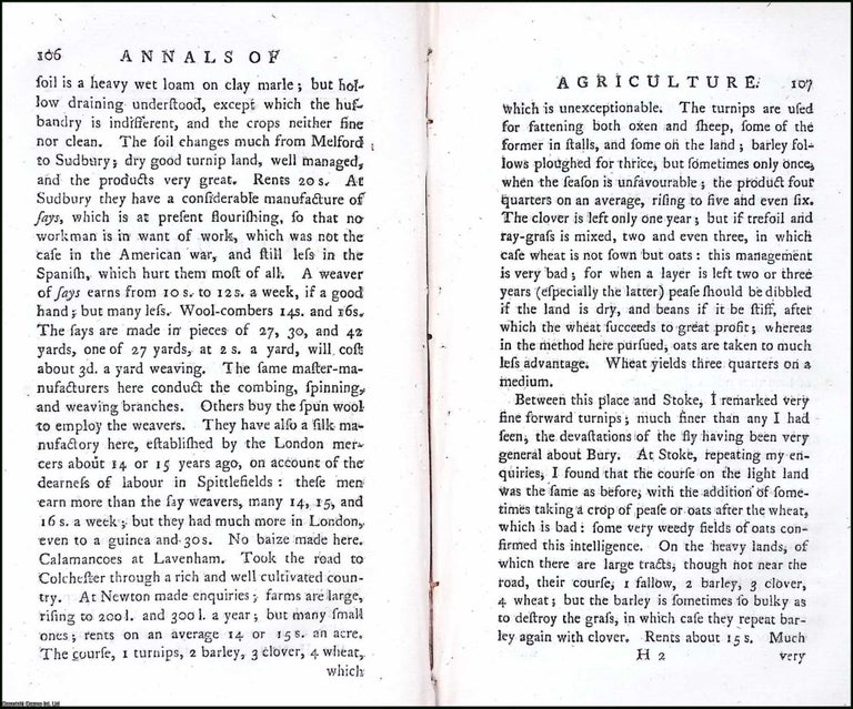 Item #263500 A Five Day Tour to Woodbridge, &c., Suffolk. A rare original article from the...