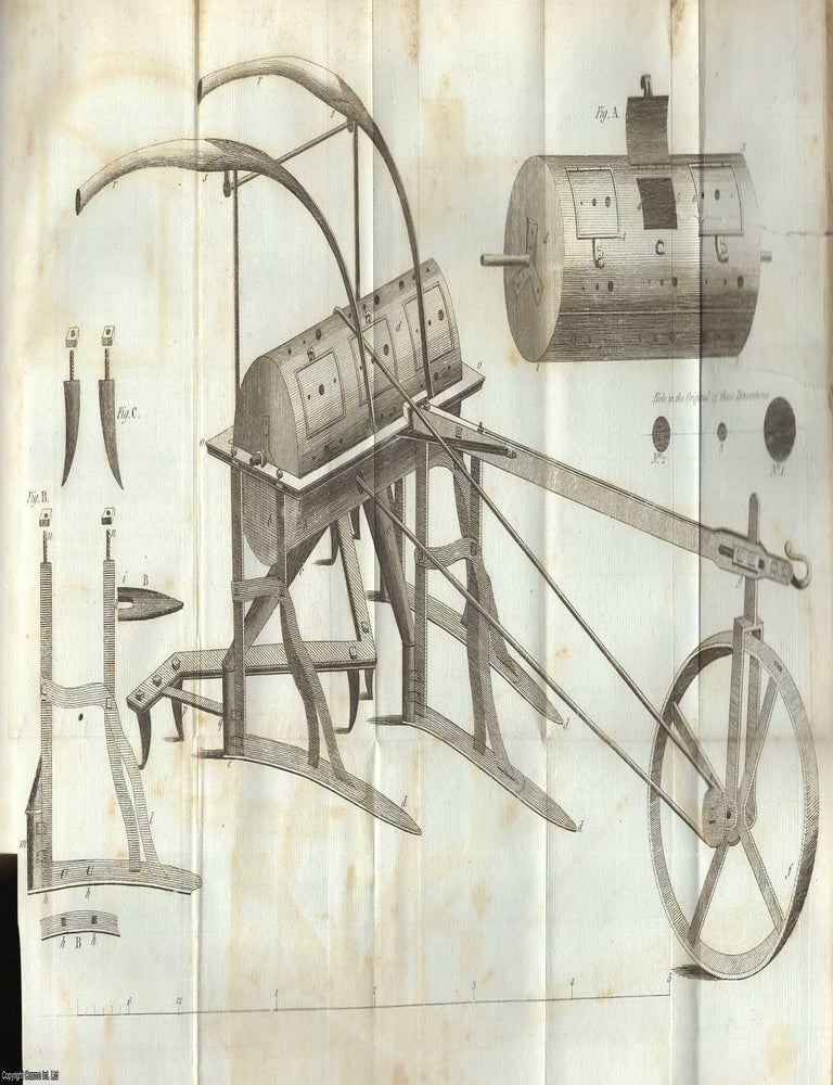 Item #263532 A Letter on the Construction and Use of the improved Foot Plough. A rare original...