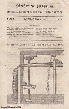 Item #265797 Ancient Attempt at Perpetual Motion; Propelling Steam-Vessels-A Query; Ballooning;...