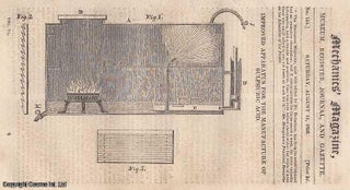 Item #265810 Improved Apparatus For The Manufacture of Sulphuric Acid; Filling Thermometer Tubes...
