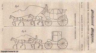 Item #265820 Improvement in Carriages; Mathematics Practically Applied To The Arts; The Reservoir...