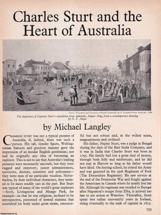 Item #267166 Charles Sturt and The Heart of Australia. An original article from History Today...