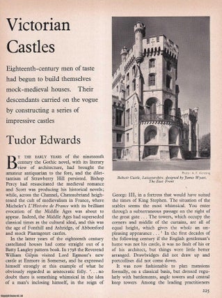 Item #267288 Victorian Castles. An original article from History Today magazine, 1969. Tudor Edwards